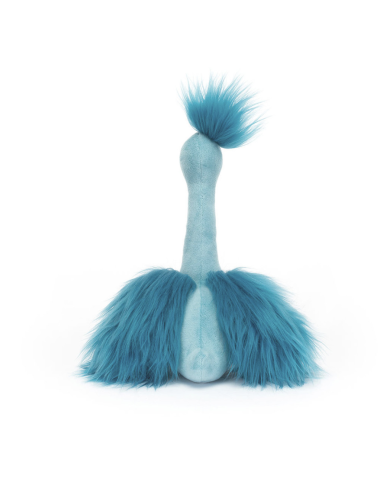 Peluche paon bleu coucou - i am fou fou peacock - Jellycat boutiqueholala.com