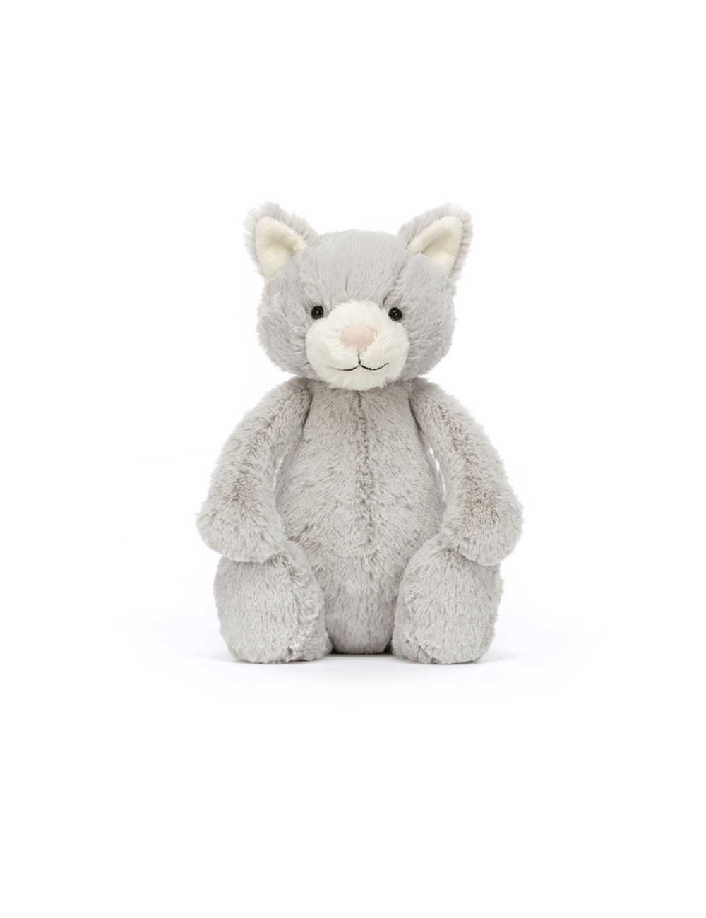 jellycat - peluche chat kitty gris - I am bashful grey kitty