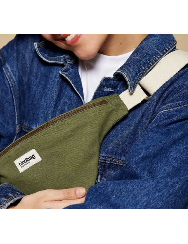 Sac banane Olivia vert olive - Hindbag boutiqueholala.com