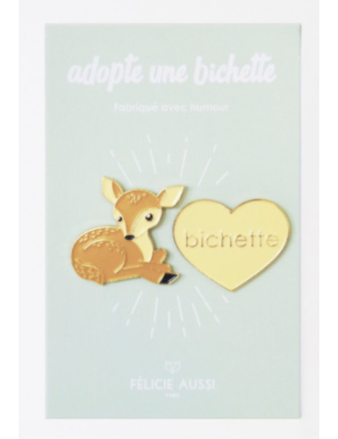 Félicie aussi - lot 2 pin's...