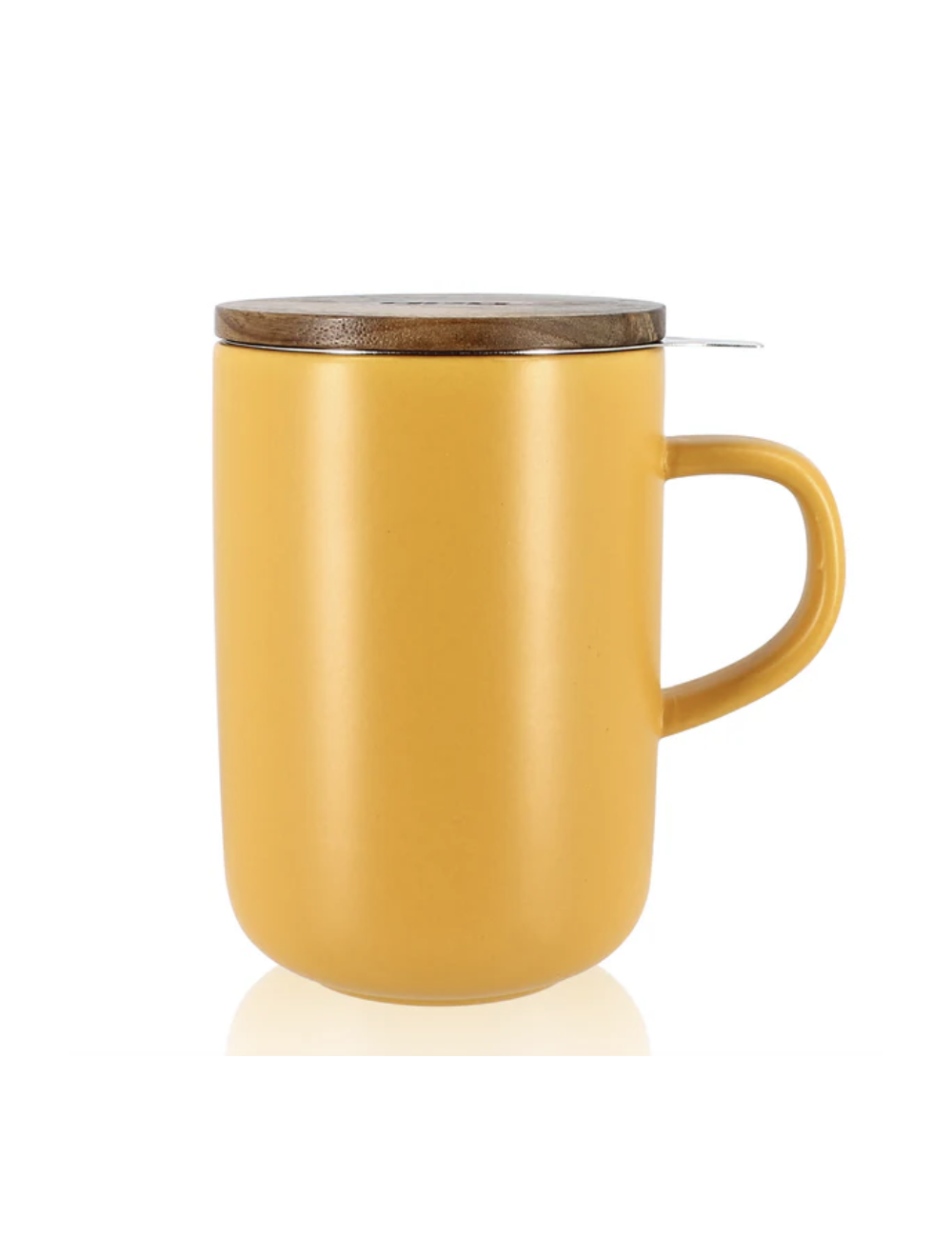 Tisanière Juliet jaune en grès – 475 ml avec filtre - boutiqueholala.com