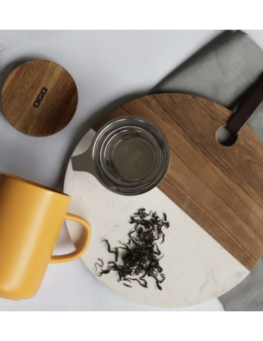 Tisanière Juliet jaune en grès – 475 ml avec filtre - boutiqueholala.com