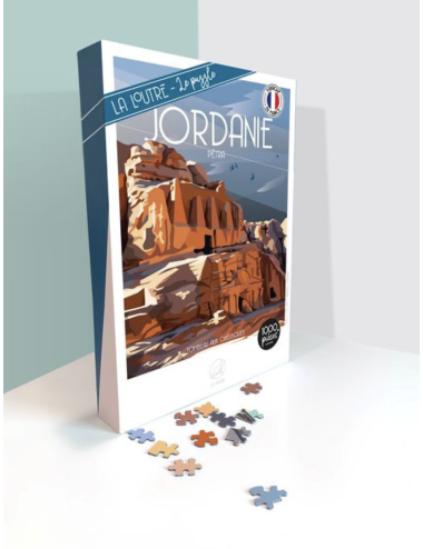 puzzle vintage Pétra Jordanie 1000 pieces la loutre