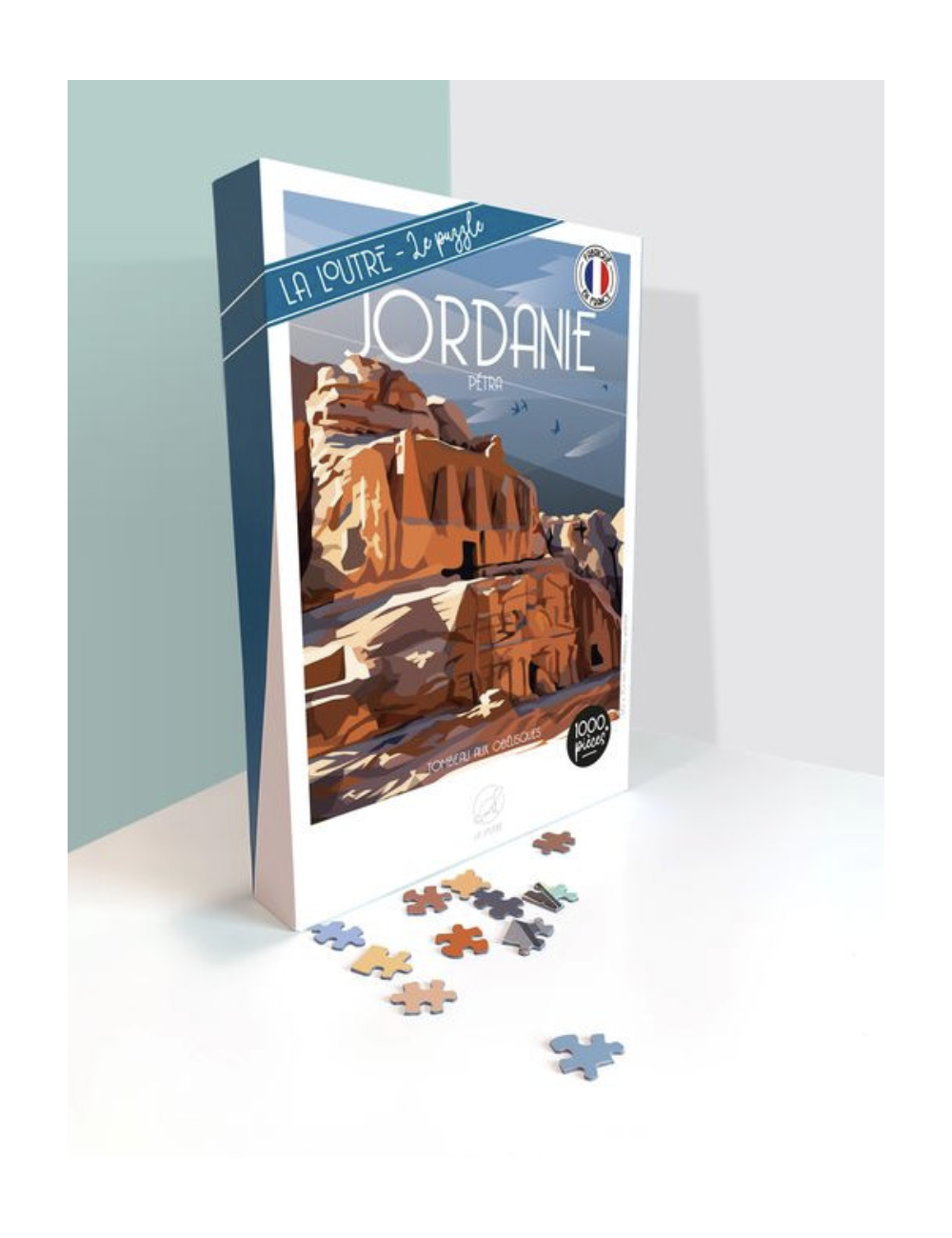 puzzle vintage Pétra Jordanie 1000 pieces la loutre