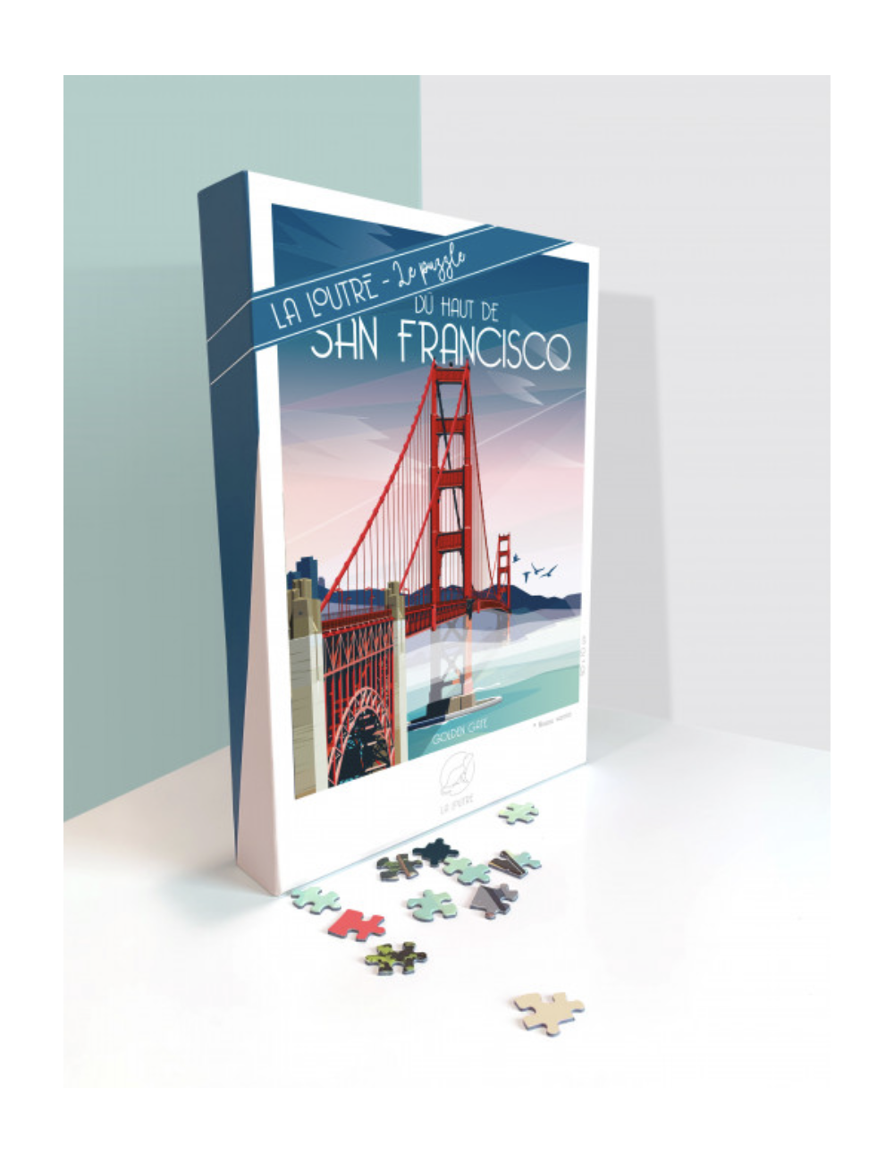 puzzle San Francisco 1000 pieces la loutre