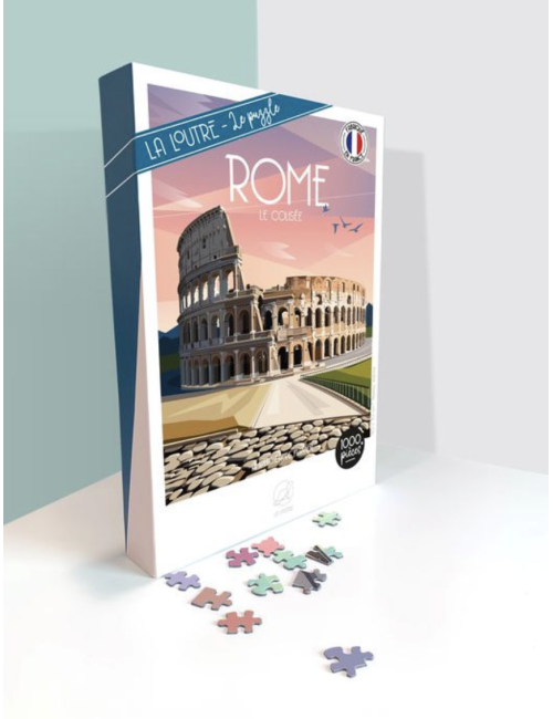 puzzle vintage Colisée de Rome 1000 pieces la loutre