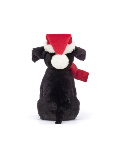Peluche chien Noel winter warmer pippa black labrador - Jellycat boutiqueholala.com