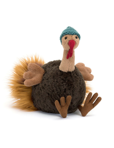 Peluche theo la dinde theo turkey - Jellycat boutiqueholala.com