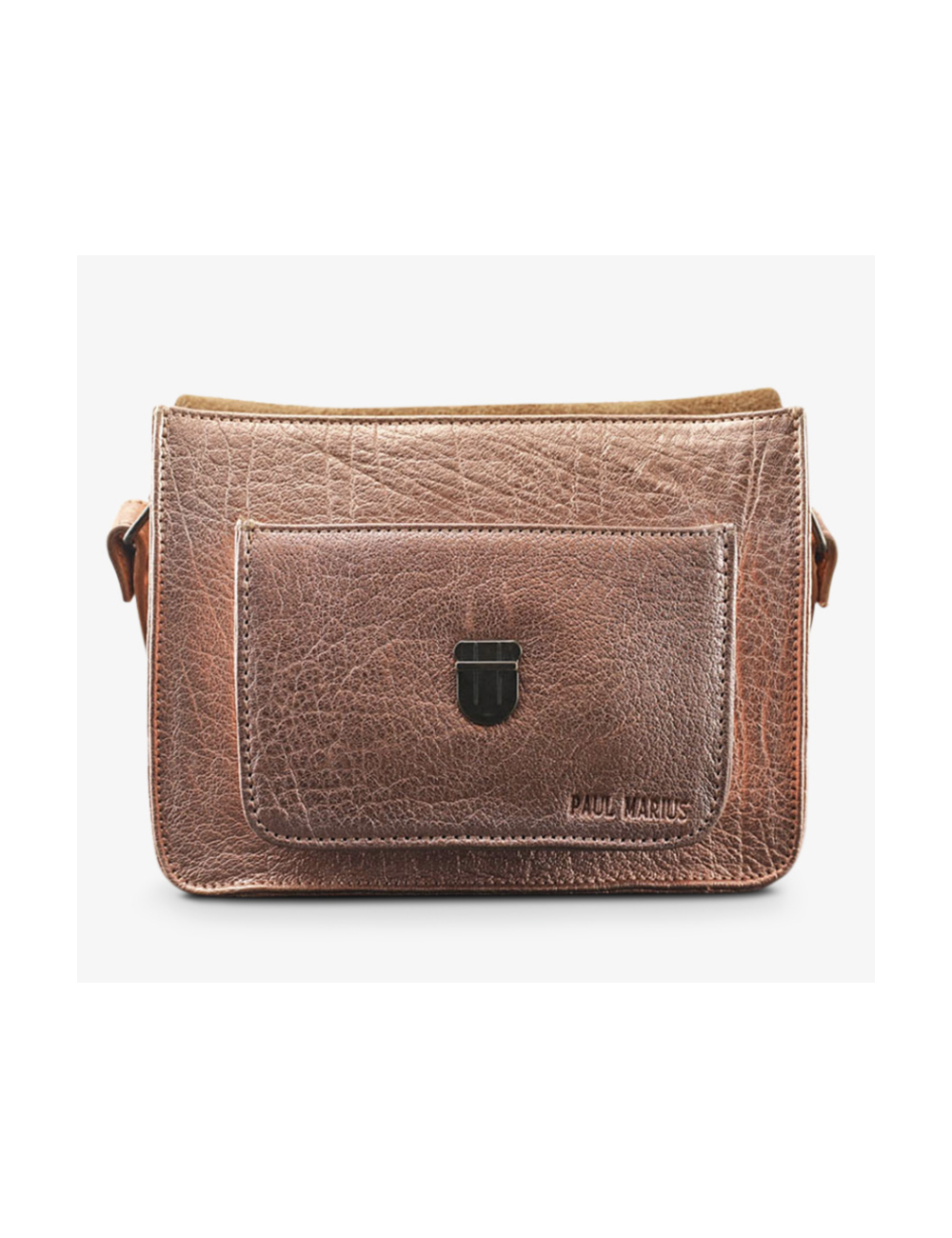Shoulder Bag Portefeuille Paul Marius Or Rose Maroquinerie Paul Et
