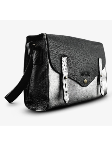 sac l'indispensable argente noir PAUL MARIUS boutiqueholala.com