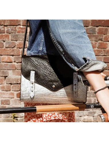 sac l'indispensable argente noir PAUL MARIUS boutiqueholala.com