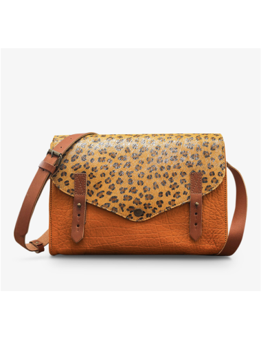 sac l'indispensable leopard safran PAUL MARIUS boutique holala.com