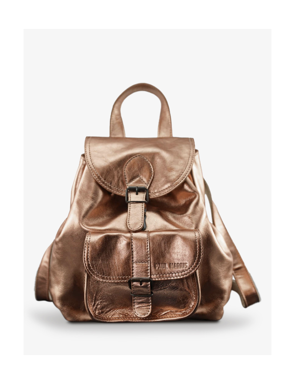 sac a dos le baroudeur or rose PAUL MARIUS boutique holala.com