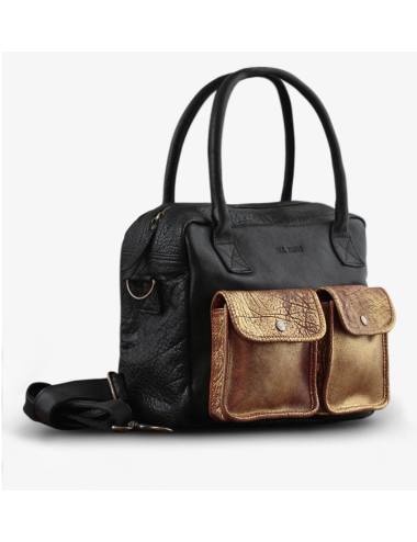 sac le dandy noir doré PAUL MARIUS boutique holala.com