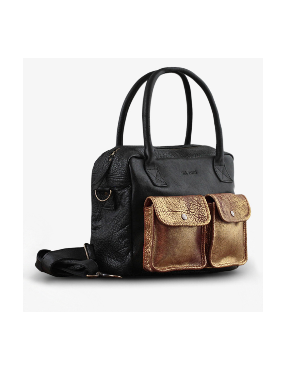 sac le dandy noir doré PAUL MARIUS boutique holala.com