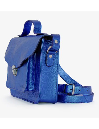 sac mademoiselle george bleu électrique PAUL MARIUS boutiqueholala.com