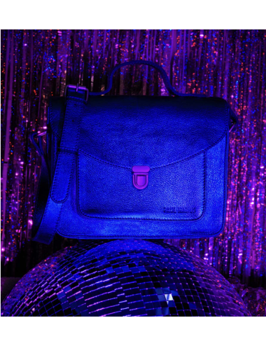 sac mademoiselle george bleu électrique PAUL MARIUS boutiqueholala.com