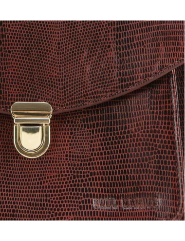 sac mademoiselle george grenat PAUL MARIUS boutiqueholala.com
