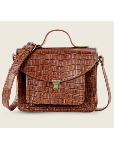 sac mademoiselle george heritage marron glacé PAUL MARIUS boutiqueholala.com