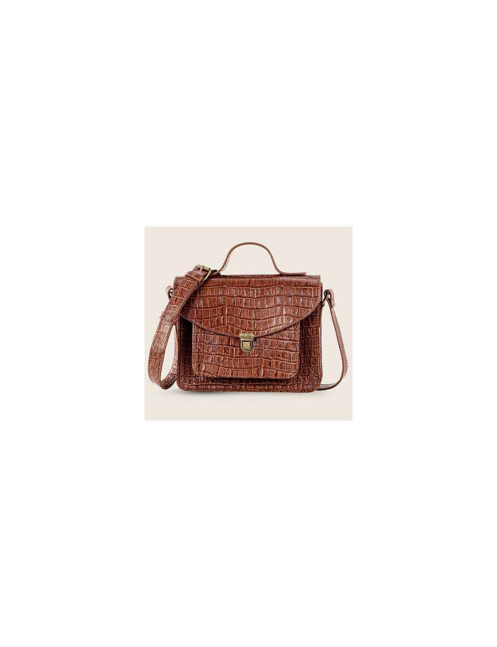 sac mademoiselle george heritage marron glacé PAUL MARIUS boutiqueholala.com