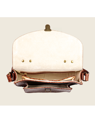 sac mademoiselle george heritage marron glacé PAUL MARIUS boutiqueholala.com