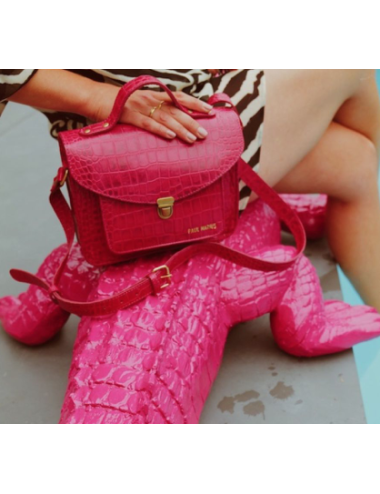 sac mademoiselle george alligator cocktail tourmaline PAUL MARIUS boutiqueholala.com