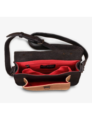 sac mademoiselle george noir doré PAUL MARIUS boutiqueholala.com