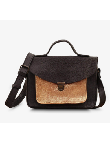 sac mademoiselle george noir doré PAUL MARIUS boutiqueholala.com