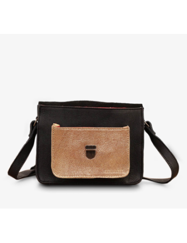 sac mademoiselle george noir doré PAUL MARIUS boutiqueholala.com