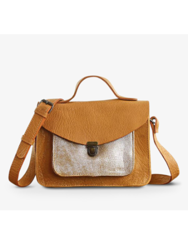 sac mademoiselle george safran argente PAUL MARIUS boutiqueholala.com