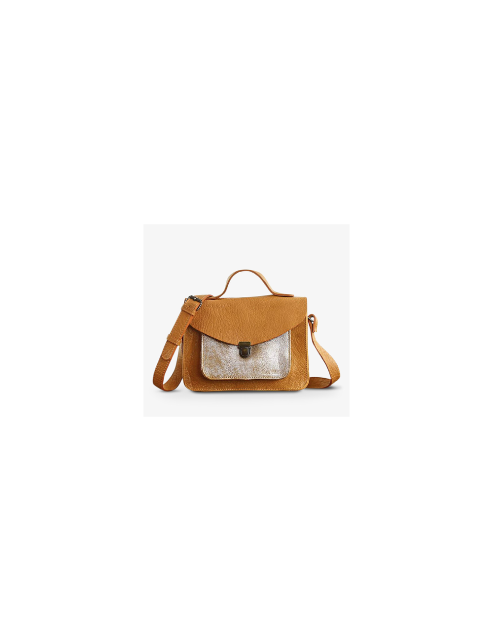 sac mademoiselle george safran argente PAUL MARIUS boutiqueholala.com