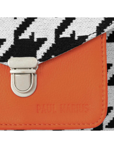 sac mademoiselle george XS allure orange PAUL MARIUS boutique holala.com