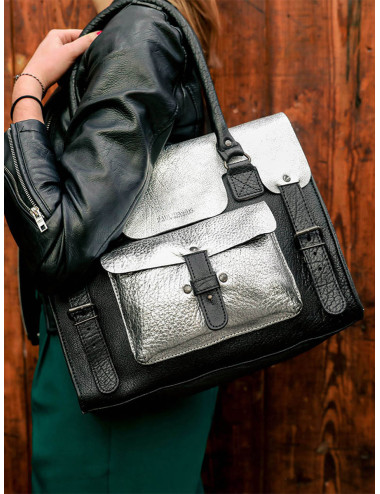sac le rive gauche m argente noir PAUL MARIUS boutiqueholala.com
