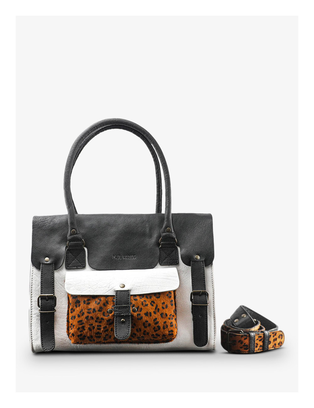 lerive gauche m leopard noir blanc PAUL MARIUS boutiqueholala.com