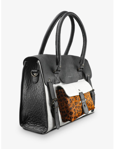 lerive gauche m leopard noir blanc PAUL MARIUS boutiqueholala.com