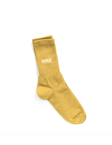 chaussettes paillettes jaunes morue Felicie aussi paris boutiqueholala.com