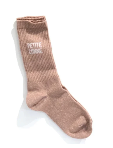 chaussettes paillettes rose petite conne Felicie aussi paris boutiqueholala.com