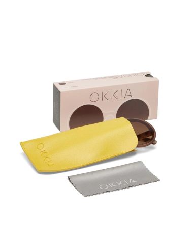 lunettes de soleil Monica rose havana okkia boutiqueholala.com