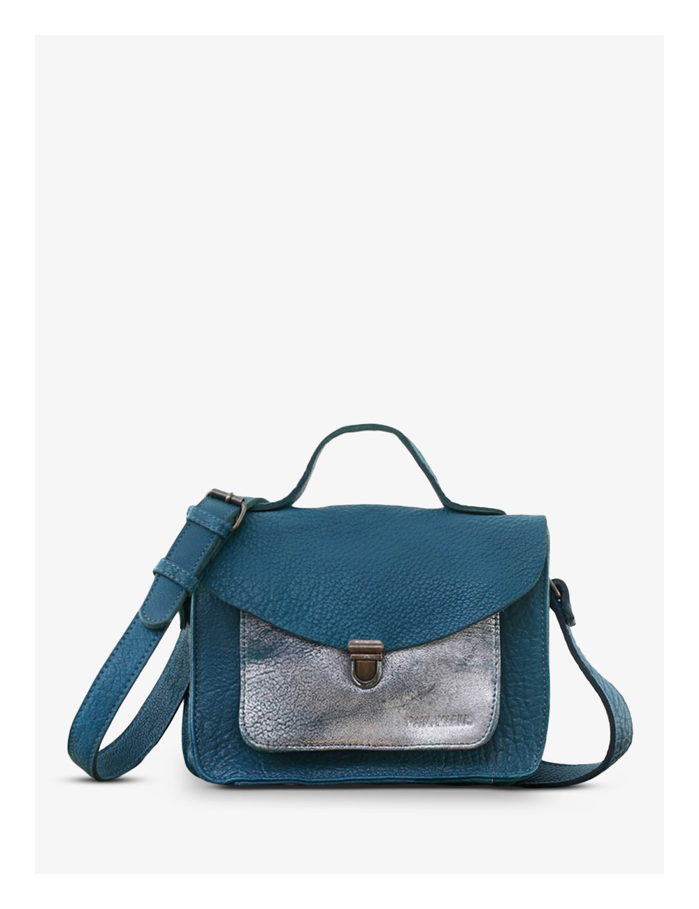 sac mademoiselle george bleu piscine argenté PAUL MARIUS boutiqueholala.com sac mademoiselle george bleu piscine argenté PAUL MARIUS boutiqueholala.com
