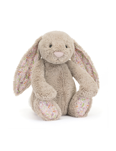 Grande peluche lapin blossom beige petal jellycat boutiqueholala.com