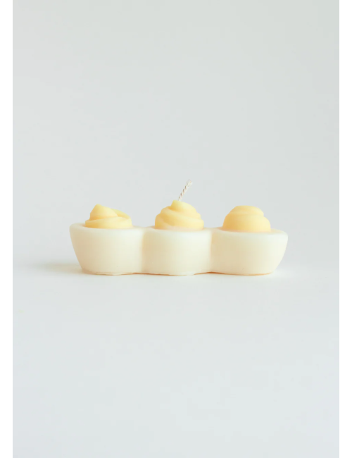 NATA - Bougie œufs mimosa