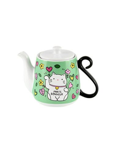 DLP - Théière - Chat bonheur
