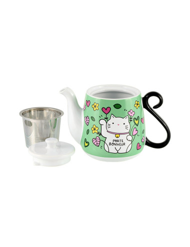 DLP - Théière - Chat bonheur