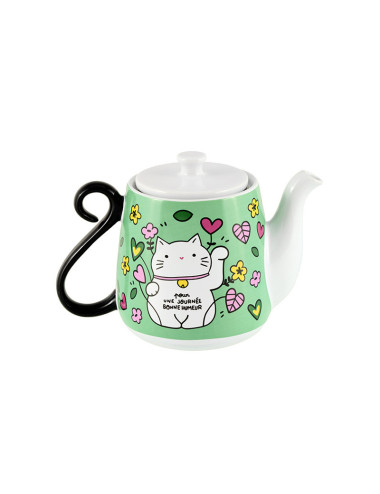 DLP - Théière - Chat bonheur
