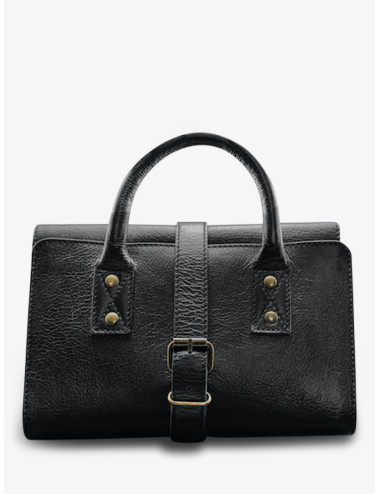 La trousse de toilette dépliable noir - Trousse de toilette cuir noir - Paul Marius boutiqueholala.com