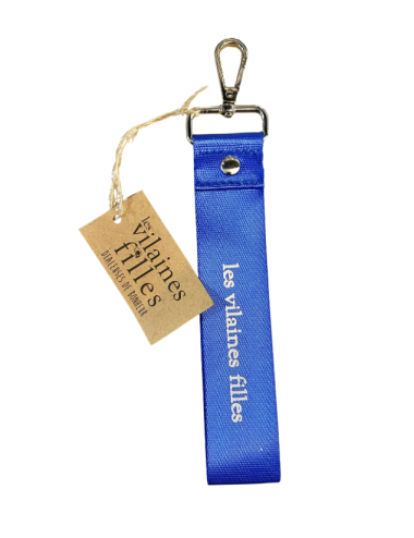 porte clés à paillettes bleu la reine de l'apéro boutiqueholala.com