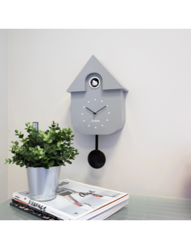 Horloge Coucou Vintage Grise et Noire Fisura boutiqueholala.com