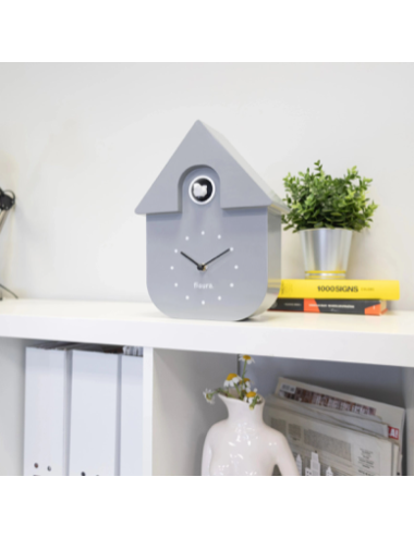 Horloge Coucou Vintage Grise et Noire Fisura boutiqueholala.com