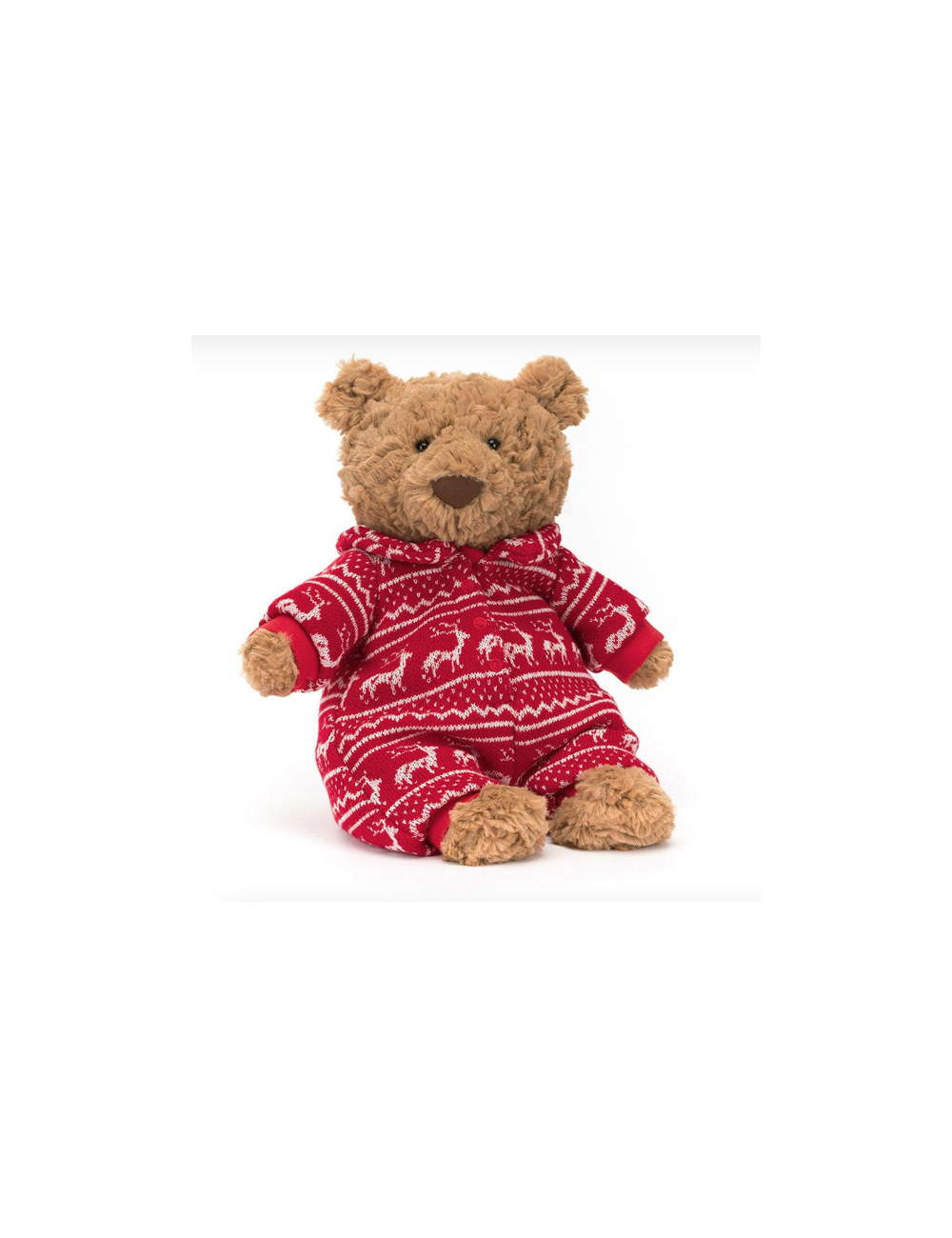 Peluche Ours Bartholomew Pyjama d'hiver i am Bartholomew Bear in Winter Pyjamas - Jellycat boutiqueholala.com