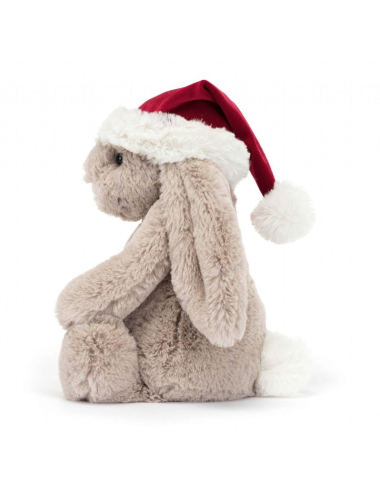 Peluche Lapin de Noel I am Bashful Christmas Bunny - Jellycat boutiqueholala.com